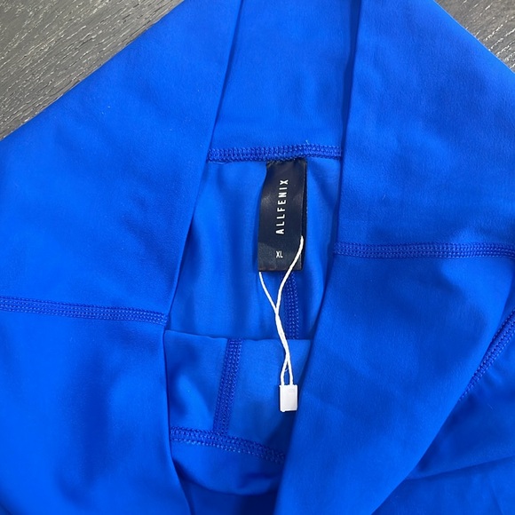 BLUE BIKER SHORTS - Picture 2 of 3